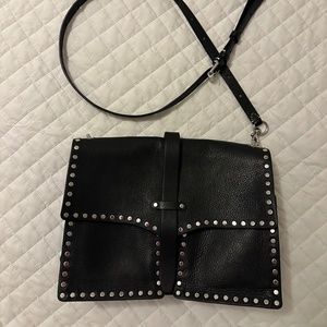 Rebecca Minkoff Nadine black handbag- 1 Clasp Missing(see photo)